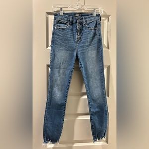 Abercrombie Simone High Rise Ankle Jeans